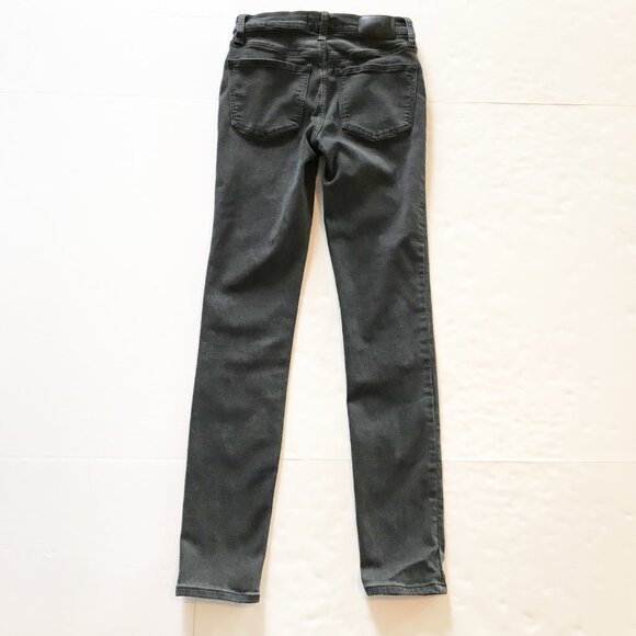 MADEWELL Roadtripper Mid Rise Supersoft Ashmont Wash Black Jeans Womens 24 Tall - Picture 4 of 12